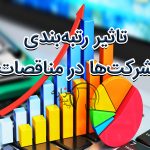 تاثیر رتبه بندی شرکت ها در مناقصات