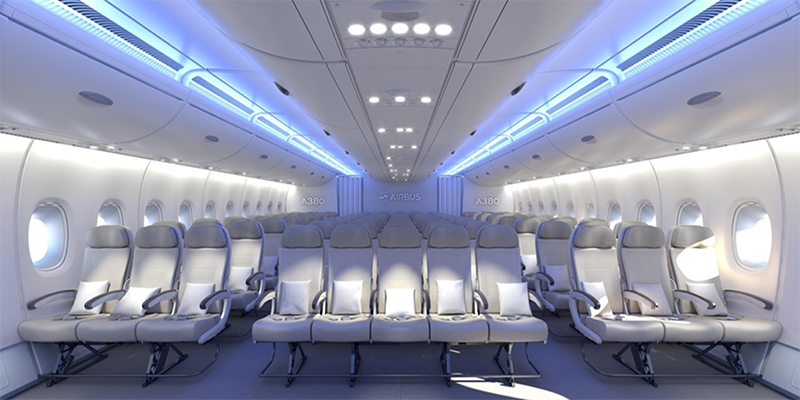 داخل هواپیما A380 ایرباس