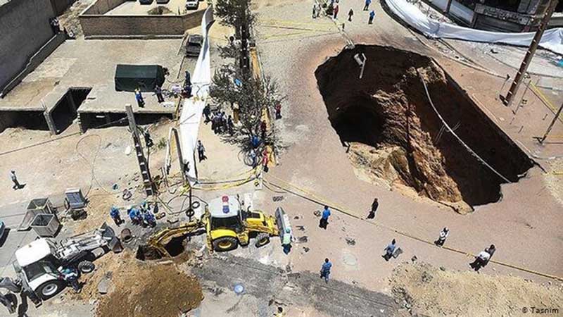 نرخ فرونشست ایران